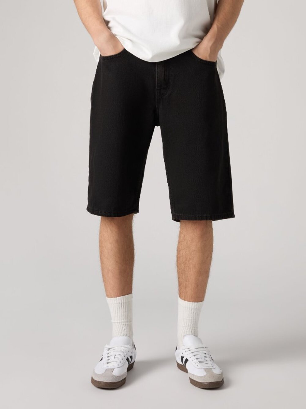 Levis NWT 469 Loose 12" Men's Shorts in Slow Walker Black Jorts size 40